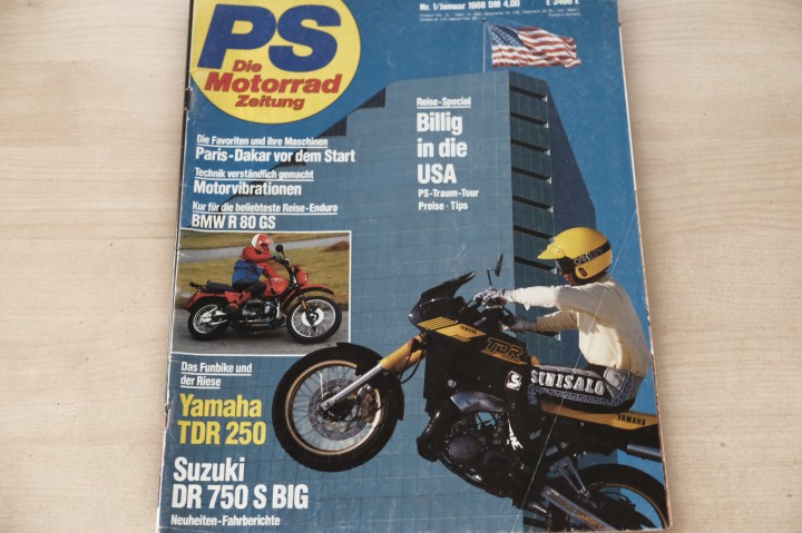 Deckblatt PS Sport Motorrad (01/1988)